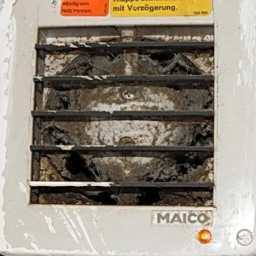 Lüften in Wohnung ,Schimmel in Lüftungsanlage
