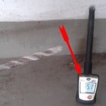 Meßgerät zur Bestimmung der Feuchte in Wand & Fussboden