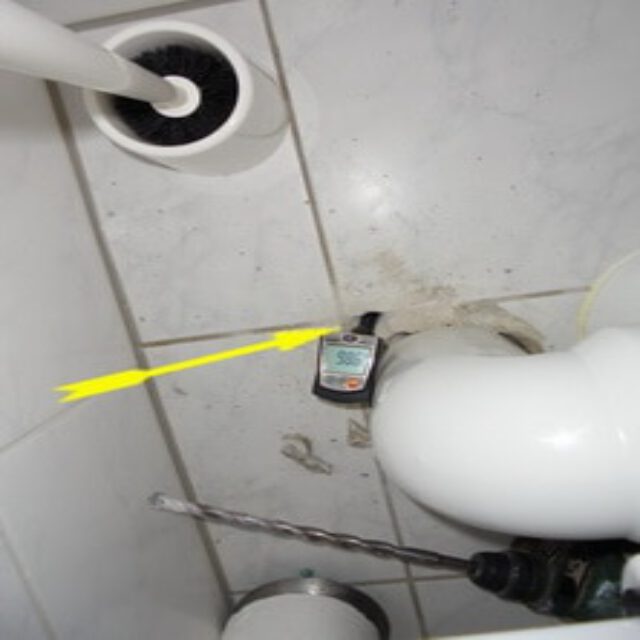 WC Abwasserleitung undicht