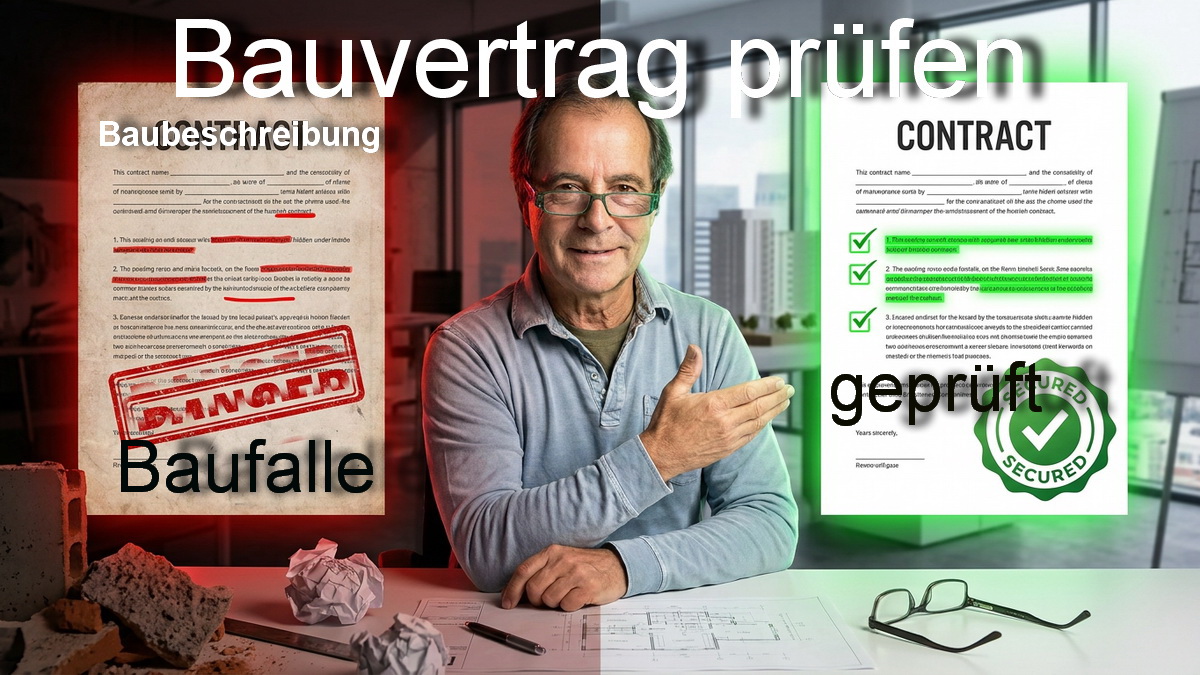 Bauvertrag Baubeschreibung prüfen vergleichen