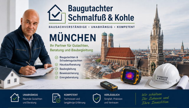 Baugutachten Bausachverständiger München Haus kaufen • Gutachter vor Hauskauf • Baugutachter /Hauskauf • Beratung Hauskauf • Beratung Wohnungskauf • Gebrauchtes Haus kaufen • Hauskauf ohne Makler • Altbau kaufen • Immobilienkauf prüfen lassen