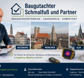 Impressum Bausachverständige in Augsburg, München, Ulm